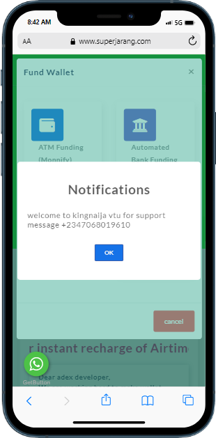 Marus Data App Screenshot